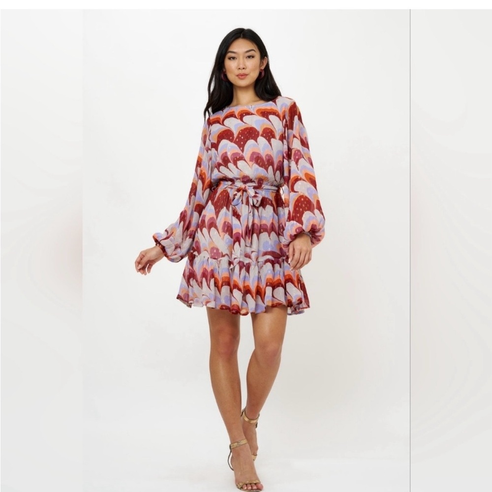 Oliphant Multicolor Long Sleeve Dress